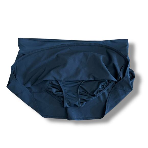 Title Nine Black Active Swim Skort XL with Built-In Brief & Zip Pocket - Picture 6 of 7